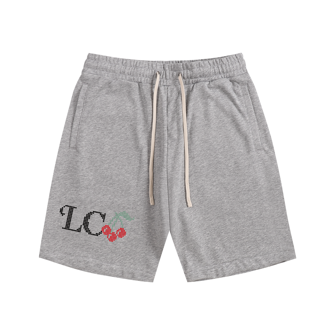 Cherry Cotton Shorts