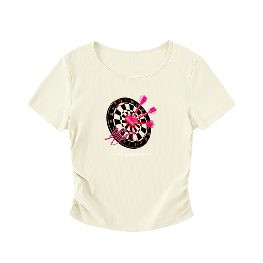 Darts Crop Top Women's