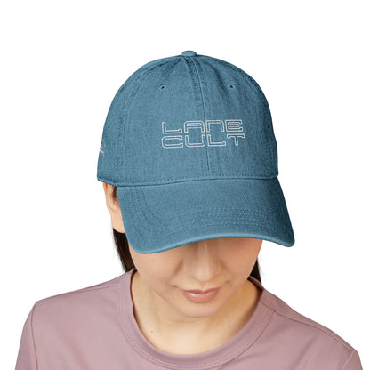 M4 Spec Denim Hat Embroidery