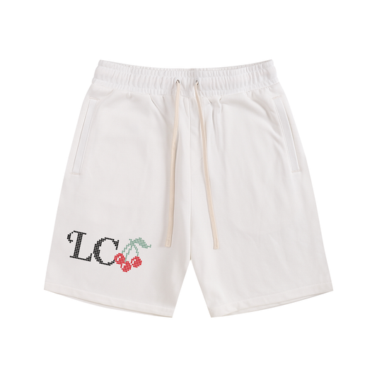 Cherry Cotton Shorts