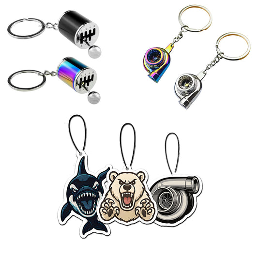 KEYCHAIN + AIR FRESHENER BUNDLE (PICK 2)